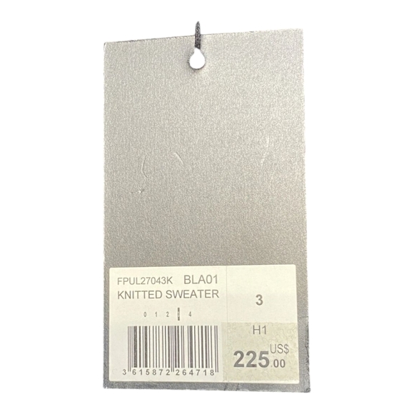 The Kooples Black Ribbed Turtleneck Sweater - Picture 7 of 13